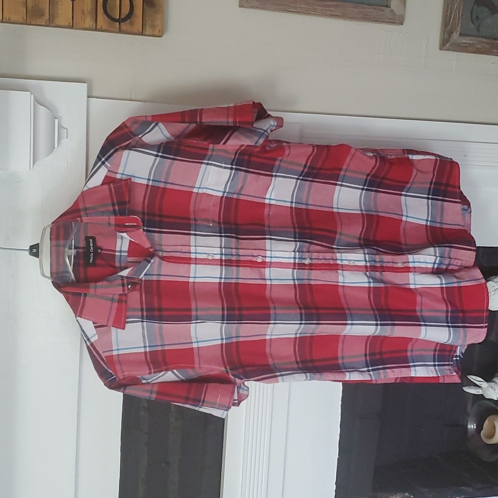 Alberto Cardinali plaid short sleeve shirt